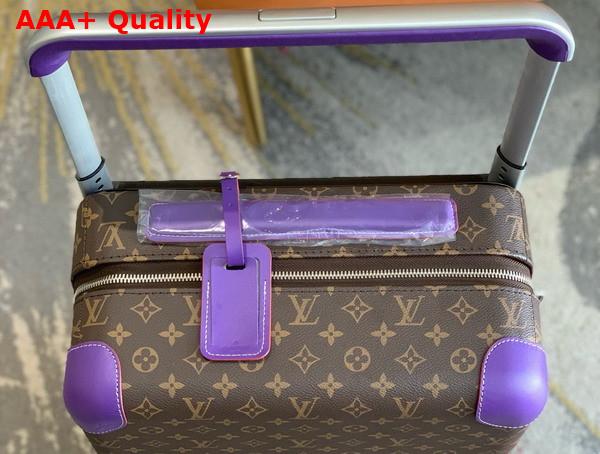 Louis Vuitton Horizon 55 Monogram macassar Coated Canvas Replica