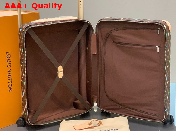 Louis Vuitton Horizon 55 Rolling Case in Chocolate Monogram Craggy Coated Canvas M47070 Replica