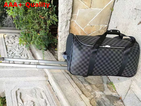 Louis Vuitton Horizon Soft Duffle 55 in Damier Graphite Canvas Replica