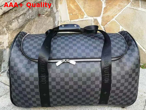 Louis Vuitton Horizon Soft Duffle 55 in Damier Graphite Canvas Replica