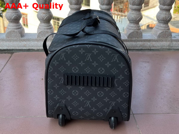 Louis Vuitton Horizon Soft Duffle 55 in Monogram Eclipse Canvas Replica