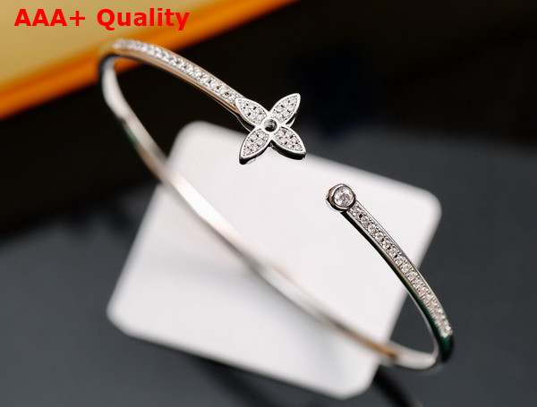 Louis Vuitton Idylle Blossom Twist Bracelet White Gold and Diamonds Replica