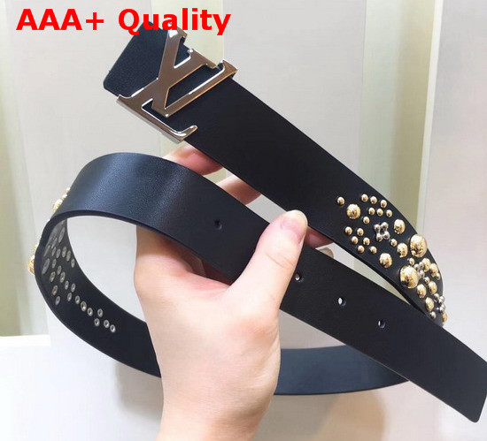 Louis Vuitton Initiales 35mm Belt in Black Replica