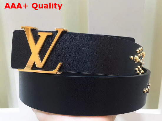 Louis Vuitton Initiales 35mm Belt in Black Replica