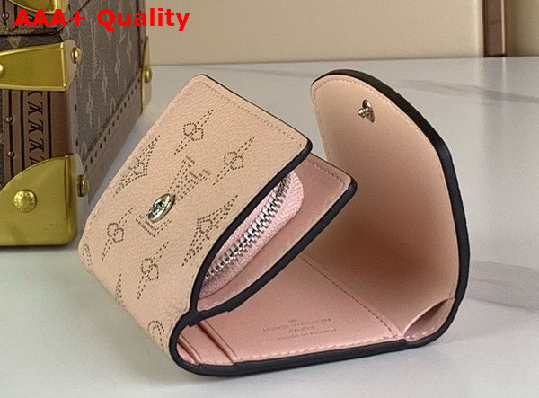 Louis Vuitton Iris XS Wallet in Rose Jasmin Pink Mahina Perforated Calf Leather M82795 Replica