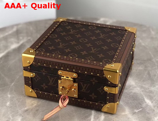 Louis Vuitton Jewellery Box Monogram Canvas Rouge Velvet Lining M13513 Replica