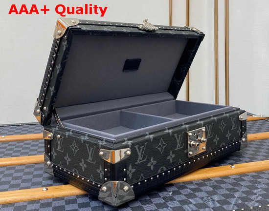 Louis Vuitton Jewelry Case Monogram Eclipse Canvas Replica