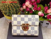 Louis Vuitton Joey Wallet in Damier Azur Canvas N60030 Replica