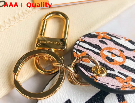 Louis Vuitton Jungle Bag Charm and Key Holder Beige Monogram Jumgle Canvas M68470 Replica