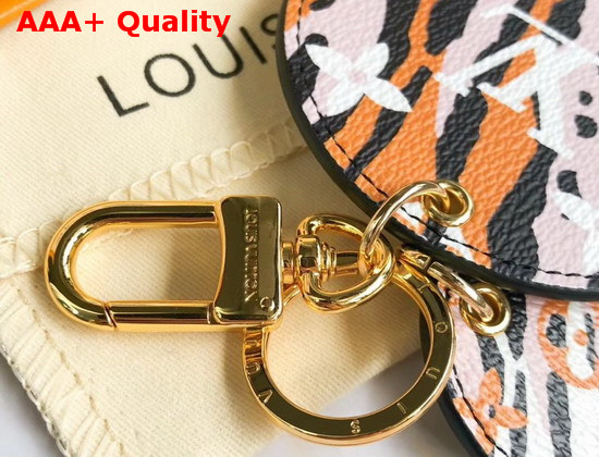 Louis Vuitton Jungle Bag Charm and Key Holder Beige Monogram Jumgle Canvas M68470 Replica