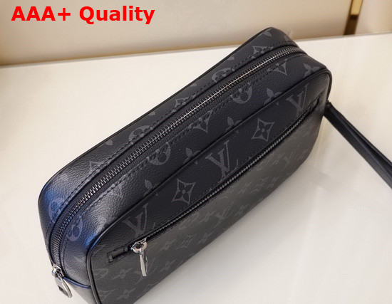 Louis Vuitton Kasai Clutch Monogram Eclipse Canvas Replica