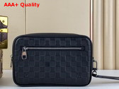 Louis Vuitton Kasai Clutch in Black Damier Infini Cowhide Leather Replica