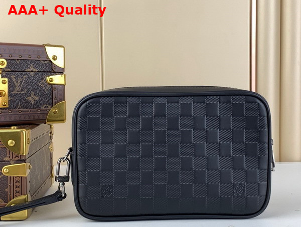 Louis Vuitton Kasai Clutch in Black Damier Infini Cowhide Leather Replica