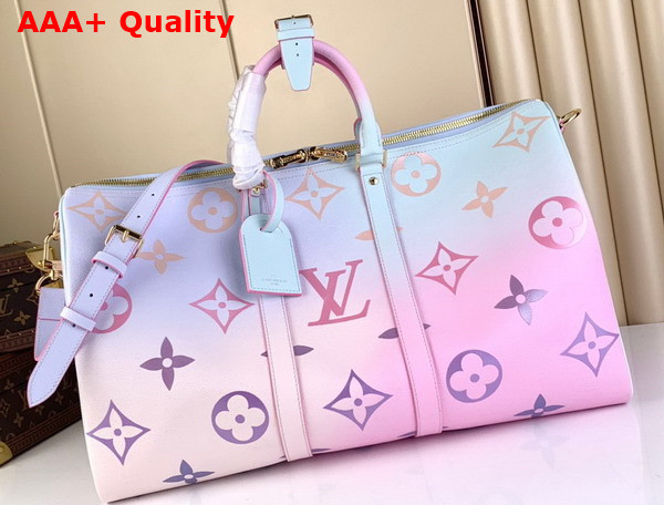 Louis Vuitton Keepall 45B Sunrise Pastel Monogram Coated Canvas M59943 Replica