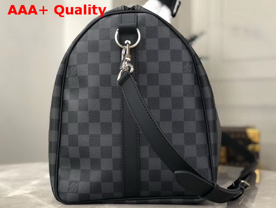 Louis Vuitton Keepall 50 Bandouliere Gris N40264 Replica