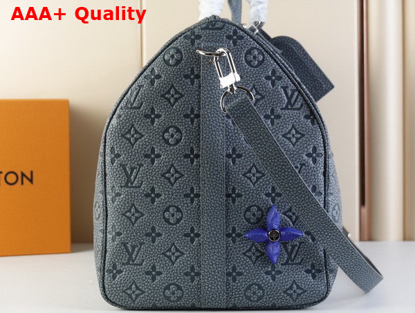 Louis Vuitton Keepall 50 Granite Taurillon Monogram Embossed Cowhide Leather M20901 Replica