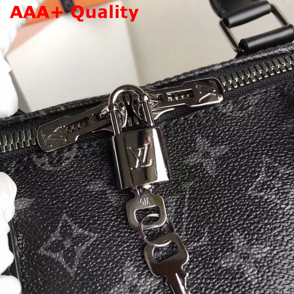 Louis Vuitton Keepall 55 Bandouliere Monogram Eclipse Flash Replica