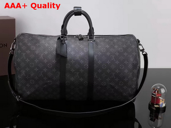 Louis Vuitton Keepall 55 Bandouliere Monogram Eclipse M40605 Replica