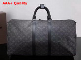 Louis Vuitton Keepall 55 Bandouliere Monogram Eclipse M40605 Replica