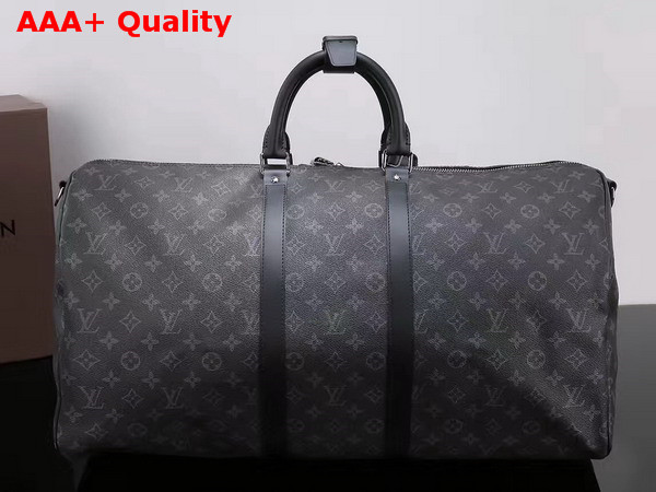 Louis Vuitton Keepall 55 Bandouliere Monogram Eclipse M40605 Replica