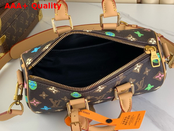 Louis Vuitton Keepall Bandouliere 25 Bag in Chocolate Monogram Craggy Coated Canvas M24849 Replica