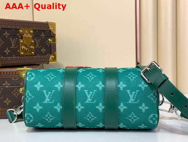 Louis Vuitton Keepall Bandouliere 25 Bag in Green Monogram Canvas Replica