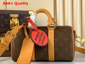 Louis Vuitton Keepall Bandouliere 25 Bag in Monogram Dust Coated Canvas M11542 Replica