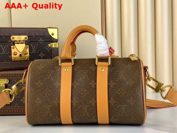 Louis Vuitton Keepall Bandouliere 25 Bag in Monogram Dust Coated Canvas M11542 Replica