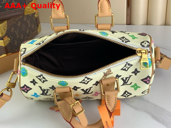 Louis Vuitton Keepall Bandouliere 25 Bag in Vanilla Monogram Craggy Coated Canvas Replica