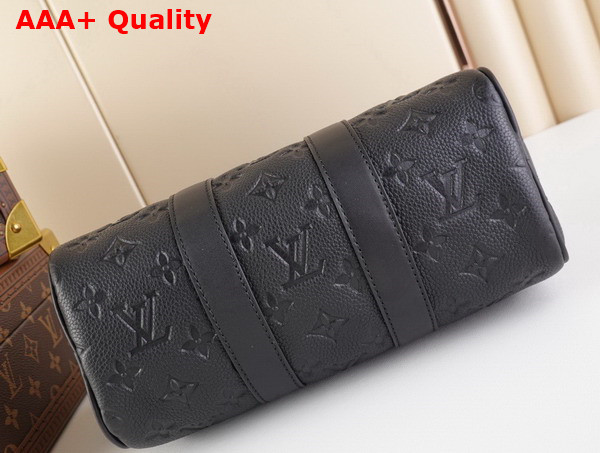 Louis Vuitton Keepall Bandouliere 25 Black Taurillon Monogram Leather M20900 Replica