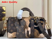 Louis Vuitton Keepall Bandouliere 25 Brown Monogram Coated Canvas and Cowhide Leather M46678 Replica