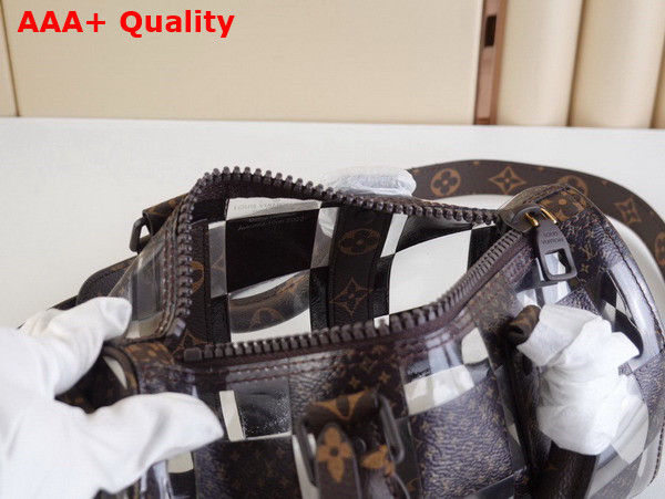 Louis Vuitton Keepall Bandouliere 25 Monogram Chess Coated Canvas and PVC M20872 Replica