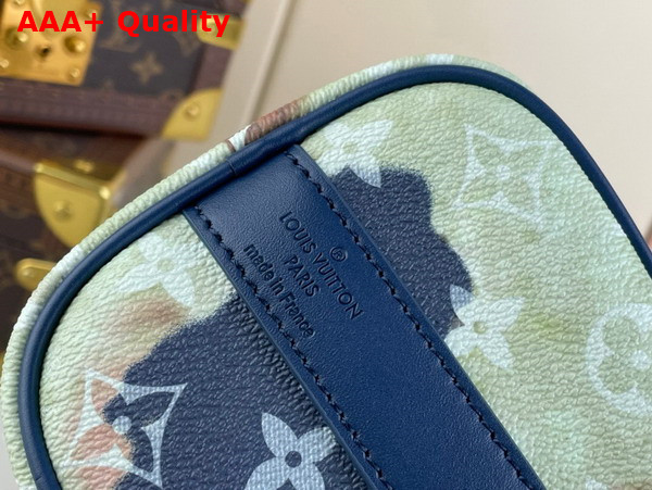 Louis Vuitton Keepall Bandouliere 25 in Monogram Bleach Coated Canvas Replica