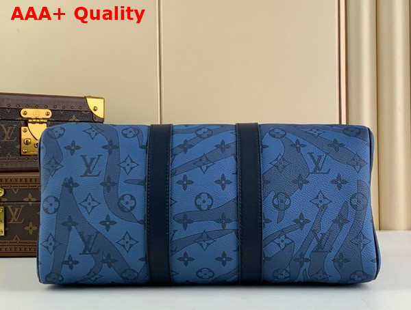 Louis Vuitton Keepall Bandouliere 35 Monogram Aquagarden Coated Canvas M22573 Replica