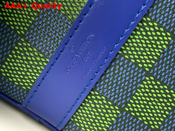 Louis Vuitton Keepall Bandouliere 45 Bag in Green Damier Canvas Replica