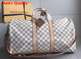 Louis Vuitton Keepall Bandouliere 45 Damier Azur Canvas N48223 Replica