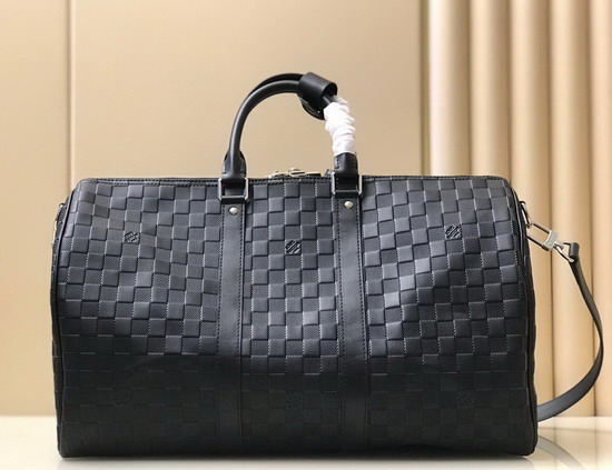 Louis Vuitton Keepall Bandouliere 45 Damier Infini Leather N41145 Replica