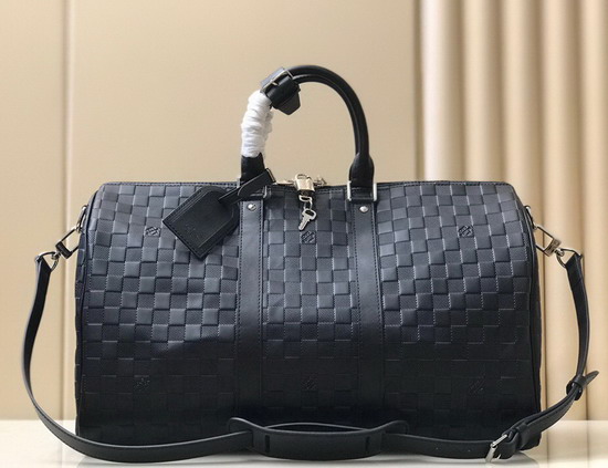 Louis Vuitton Keepall Bandouliere 45 Damier Infini Leather N41145 Replica