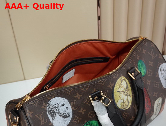 Louis Vuitton Keepall Bandouliere 45 Monogram Cameo Printed Canvas M59261 Replica