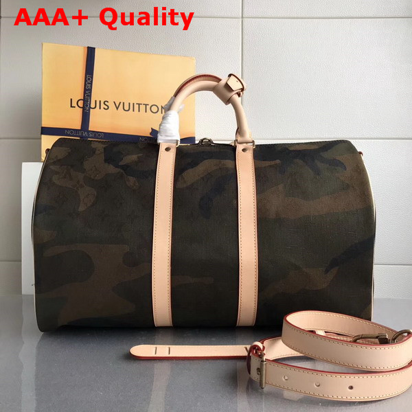 Louis Vuitton Keepall Bandouliere 45 Monogram Camouflage Replica