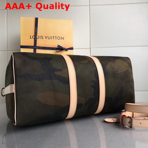 Louis Vuitton Keepall Bandouliere 45 Monogram Camouflage Replica