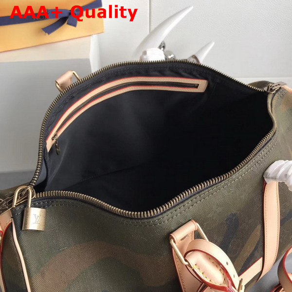 Louis Vuitton Keepall Bandouliere 45 Monogram Camouflage Replica