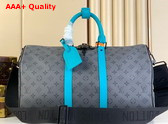 Louis Vuitton Keepall Bandouliere 45 Monogram Eclipse Reverse Coated Canvas M11481 Replica