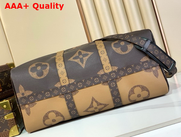 Louis Vuitton Keepall Bandouliere 45 Monogram Giant and Monogram Reverse Coated Canvas M47211 Replica