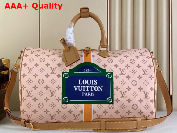 Louis Vuitton Keepall Bandouliere 45 Saffron Coated Canvas M23529 Replica