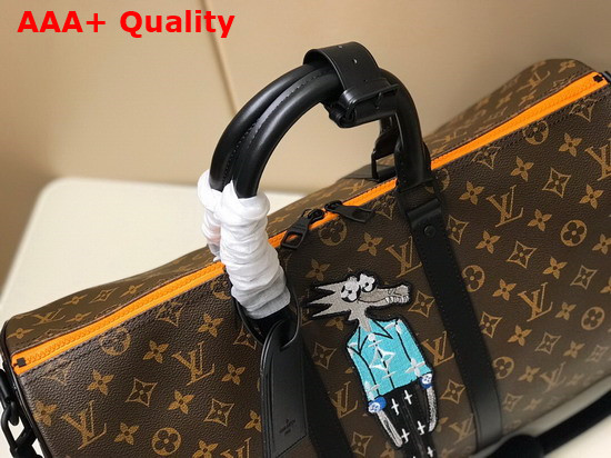 Louis Vuitton Keepall Bandouliere 45 Virgil Ablohs Zoom with Friends M45616 Replica