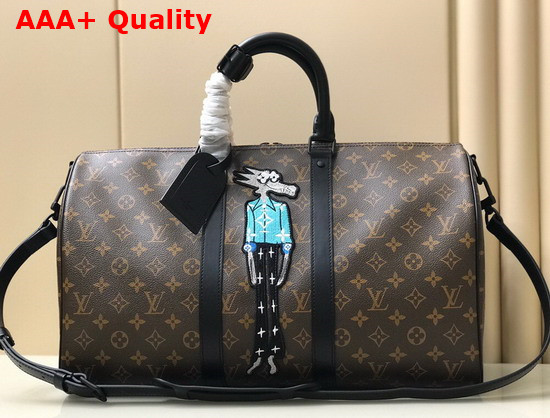 Louis Vuitton Keepall Bandouliere 45 Virgil Ablohs Zoom with Friends M45616 Replica