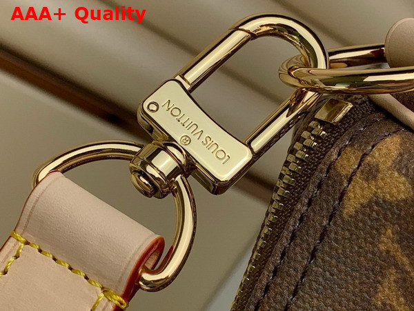 Louis Vuitton Keepall Bandouliere 45 in Monogram Coated Canvas Adorned with Louis Vuitton Travel stickers M24960 Replica