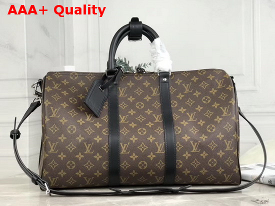 Louis Vuitton Keepall Bandouliere 45 in Monogram Macassar Canvas M56711 Replica