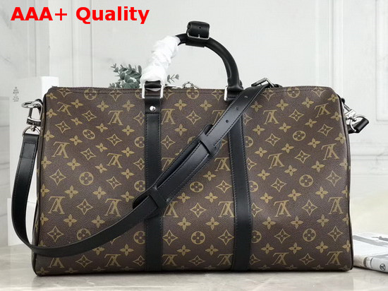 Louis Vuitton Keepall Bandouliere 45 in Monogram Macassar Canvas M56711 Replica